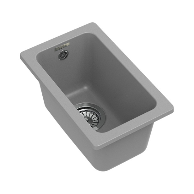 Мойка кухонная RIVELATO BERKANA BK-25 (серый/grigio metallizzato/серый металлик)