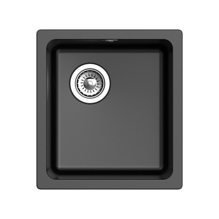 Мойка кухонная RIVELATO BERKANA BK-35 (черный/nero/черный)
