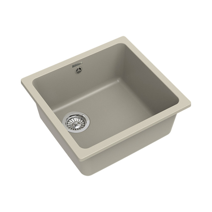 Мойка кухонная RIVELATO BERKANA BK-45 (песочный/topazio/топаз)