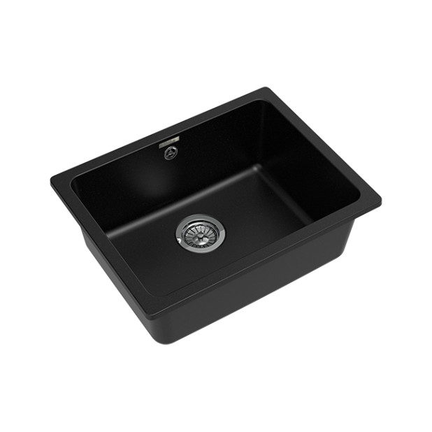 Мойка кухонная RIVELATO BERKANA BK-50 (черный/nero/черный)