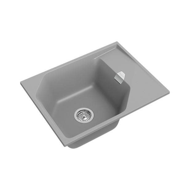 Мойка кухонная RIVELATO LOCUS LS-65 (серый/grigio metallizzato/серый металлик)