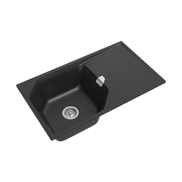 Мойка кухонная RIVELATO LOCUS LS-85 (черный/antracite/антрацит)