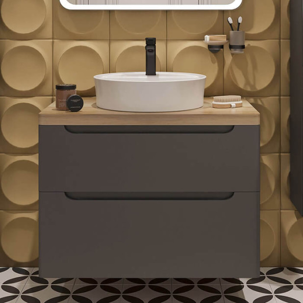 Раковина Bocchi Sottile Slim Line 1599-061-0126, белая 45x45 см