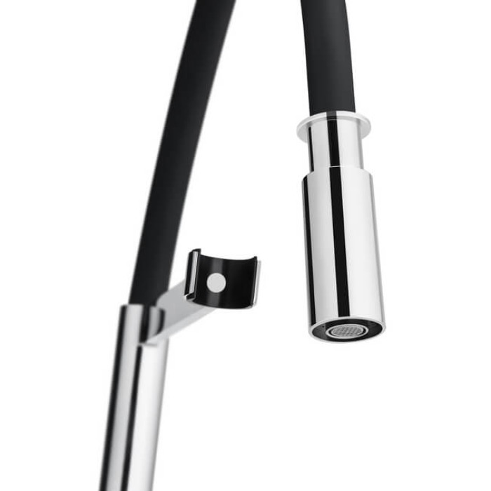 Смеситель для кухни FRANKE Lina Semi-pro,хром/черный