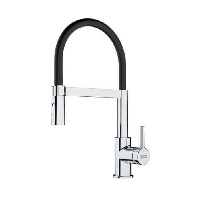 Смеситель для кухни FRANKE Lina Semi-pro,хром/черный