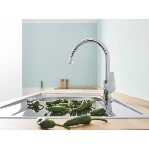 Смеситель для кухни GROHE BauEdge, хром (31233001)