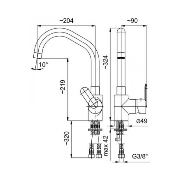 Смеситель для мойки (889f7ceb4)