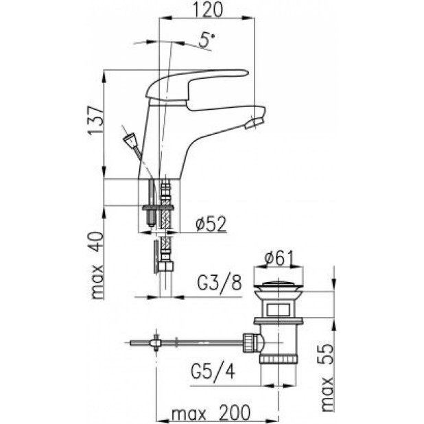 Смеситель для умывальника (cd066ab68)