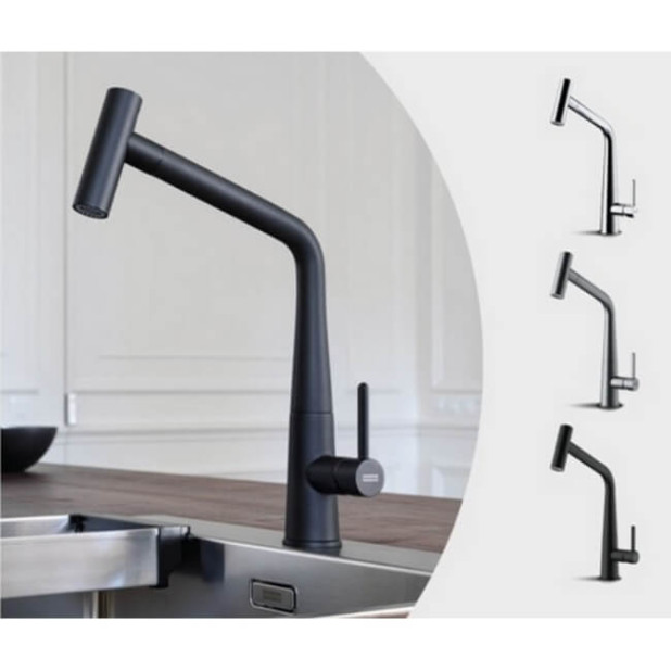 Смеситель FRANKE Icon с выдвижным шлангом, оптика стали (115.0625.189)