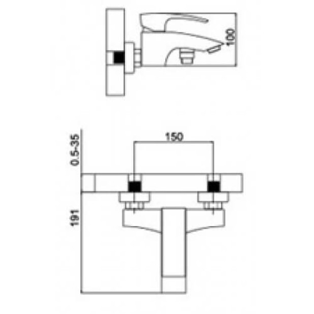 Смеситель Gappo G3007