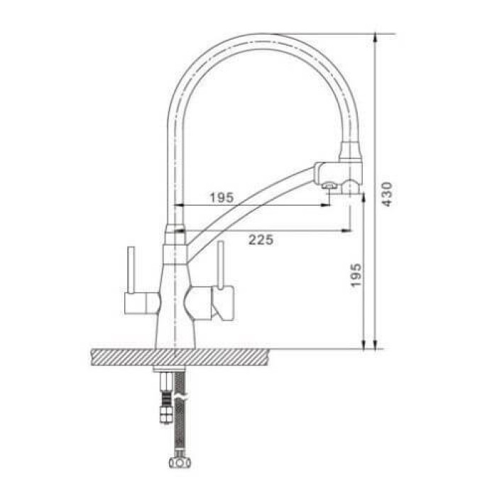 Смеситель Gappo G4398
