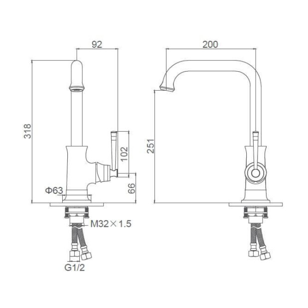 Смеситель GERHANS K14020G