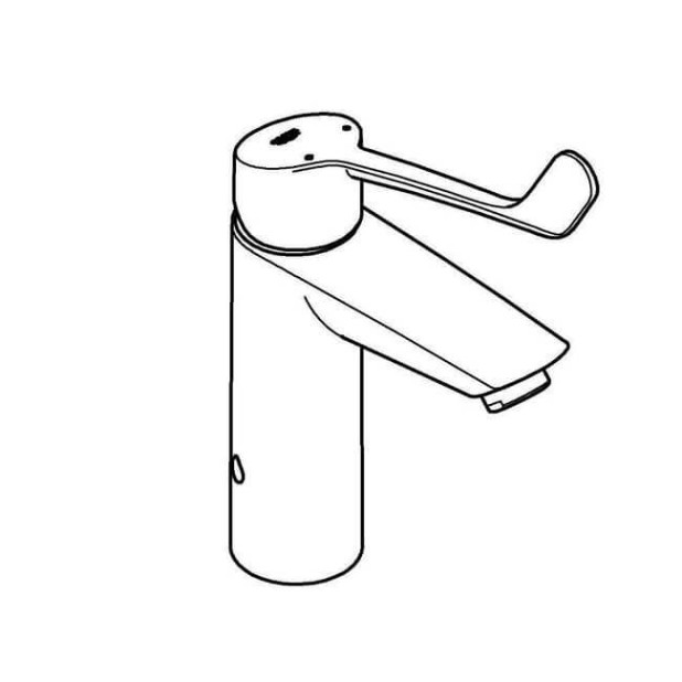 Смеситель GROHE Eurosmart однорычажный для раковины, M-Size (23985003)