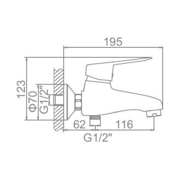 Смеситель Ledeme H07 L3207