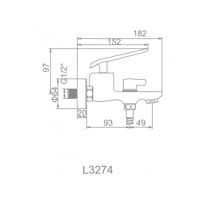 Смеситель Ledeme L3274B