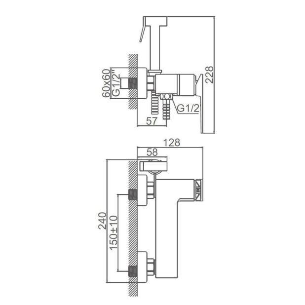 Смеситель LEDEME L5278B