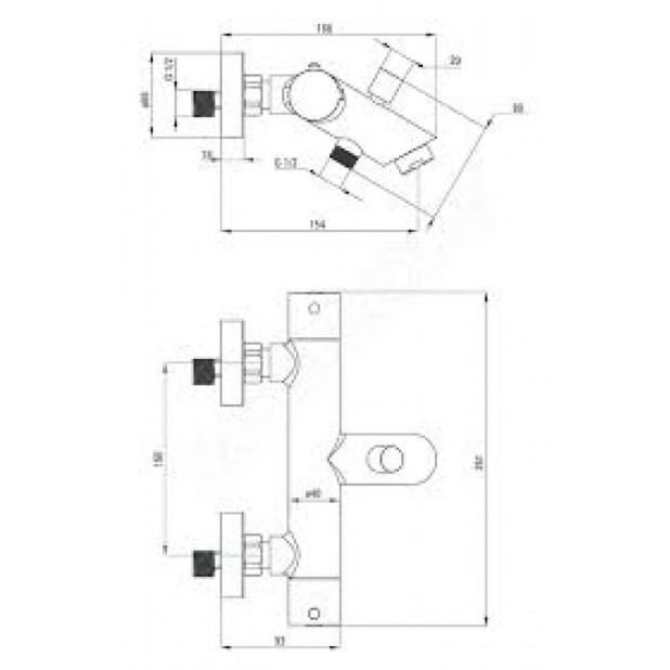 смеситель с термостатом