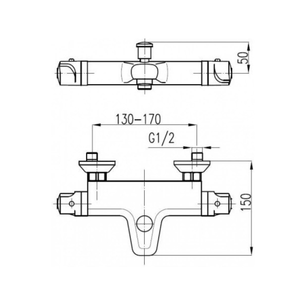 смеситель с термостатом Standart Classic