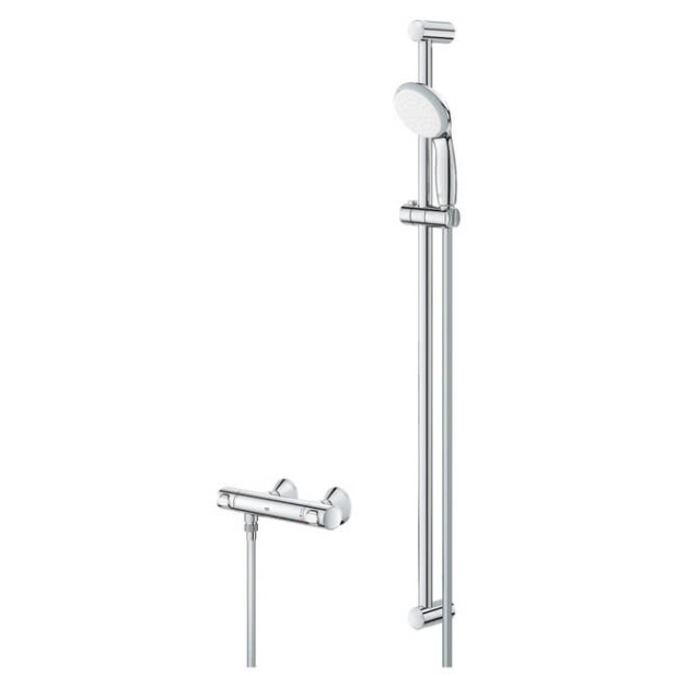 Термостат для душа GROHE PRECISION FLOW, DN 15 с душевым гарнитуром (34842000)