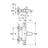 Термостат для ванны GROHE Grohtherm 800 (34567000)