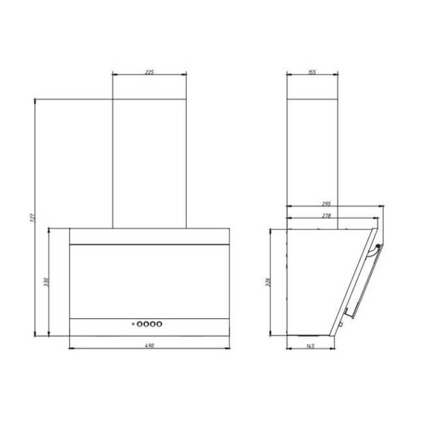 Вытяжка ELIKOR Коралл 50П-430-К3Д (191935)