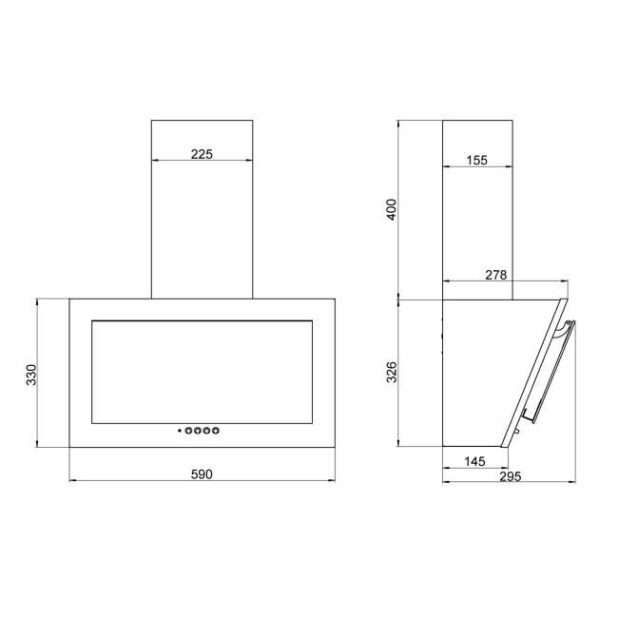 Вытяжка ELIKOR Коралл 60П-430-К3Д (152187)
