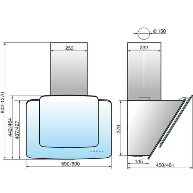 Вытяжка ELIKOR Кварц 60П-1000-Е4Д (934343)