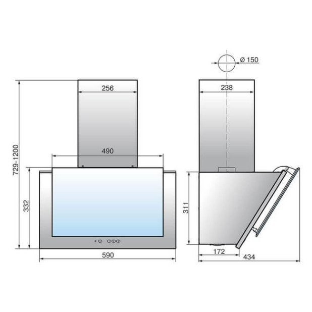 Вытяжка ELIKOR Рубин 60П-1000-Е4Д белый (арт. 221387)