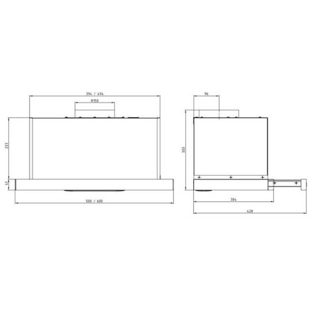 Вытяжка ELIKOR Slide Glass 60П-1000 чёрный (227273)