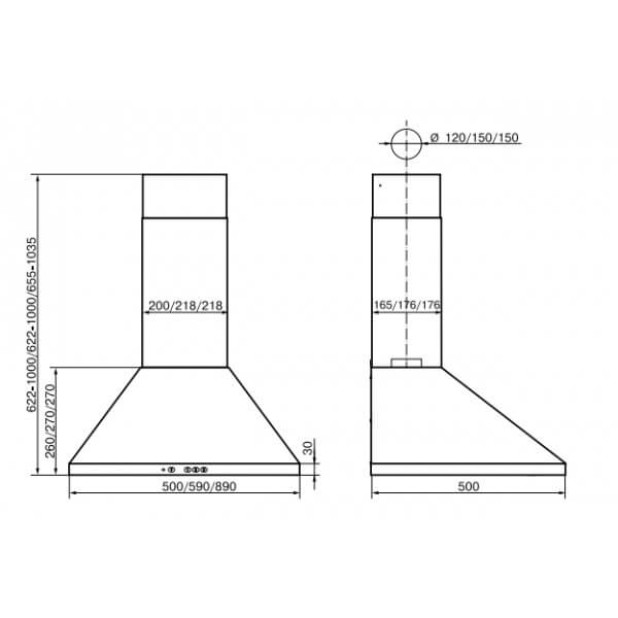 Вытяжка ELIKOR Вента 60П-650-К3Д (164504)