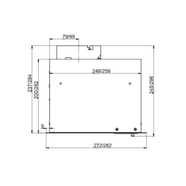 Вытяжка ELIKOR Врезной блок BOX 52П-700 (213857)
