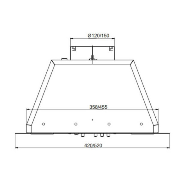 Вытяжка ELIKOR Врезной блок BOX 52П-700 (213857)