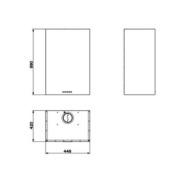 Вытяжка FABER CUBIA GLOSS PLUS EV8 WH (335.0502.094)