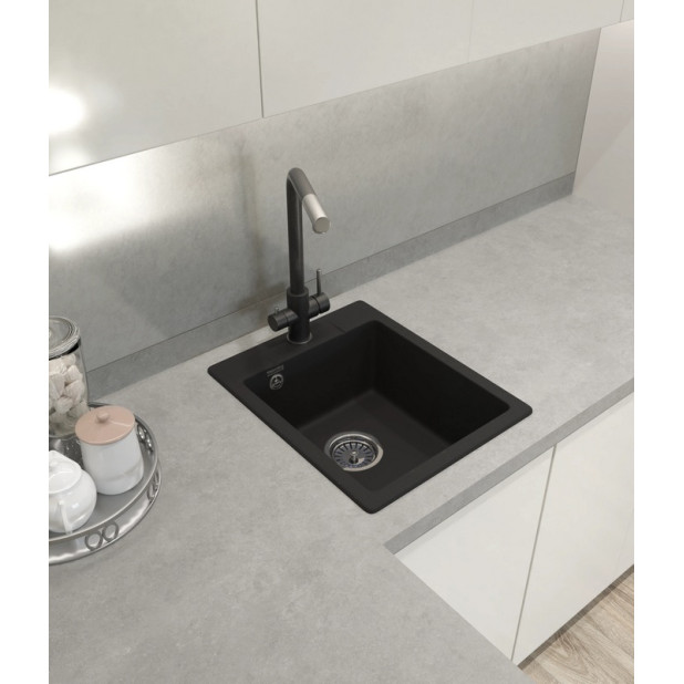 Мойка кухонная GF-UR-245 (темно-серый)