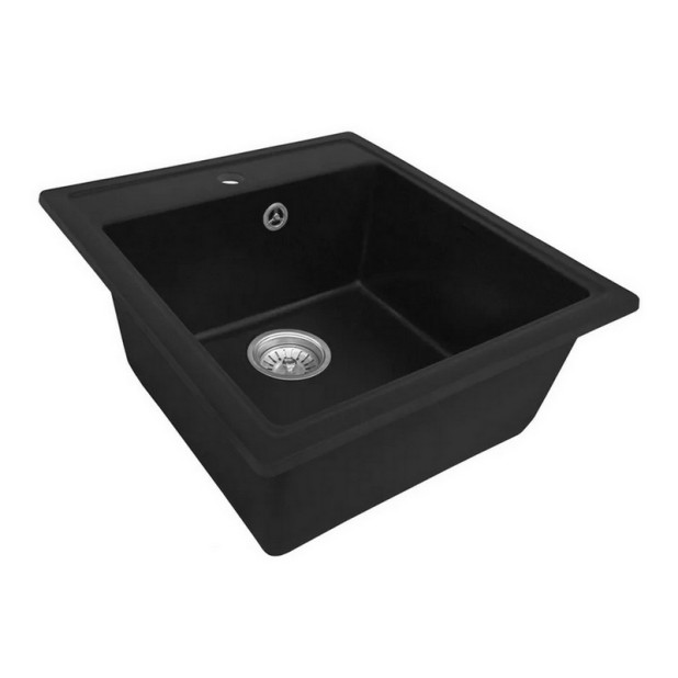 Мойка кухонная GRANRUS GR-460 (антрацит блэк) выставочный образец