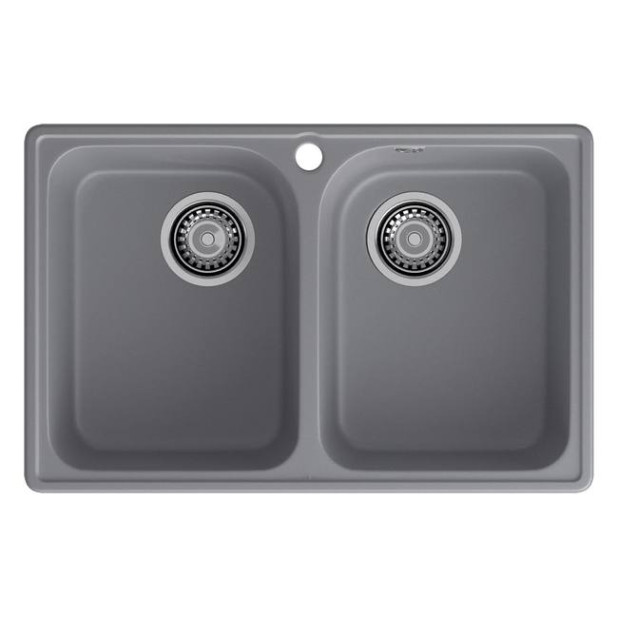 Мойка кухонная GRANFEST QUARZ Z-15 (темно-серый)