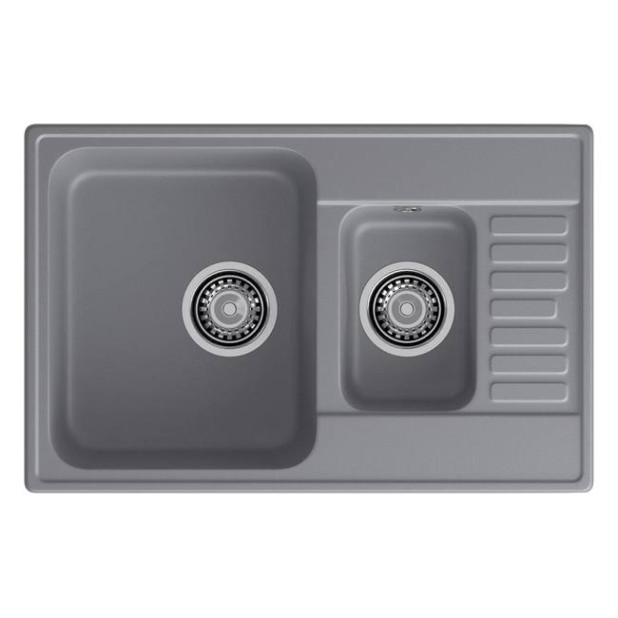 Мойка кухонная GRANFEST QUARZ Z-21K (темно-серый)